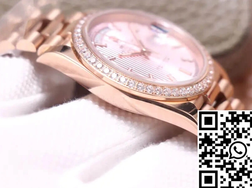 Gold EW Rose Rolex M228345RBR-0010 Date Day Factory 0426